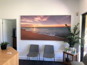 Serenity Acoustic Art Panel in reception