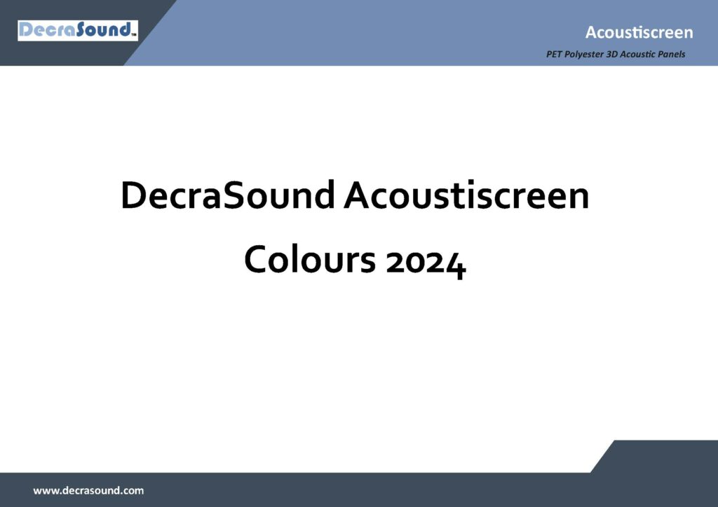 Click her for Decrasound Catalogue